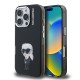 Husa Karl Lagerfeld IML Aquarelle Karl pentru iPhone 16 Pro, Neagra (Bakr, KLHCP16LHMKIAQK) by www.silkase.ro