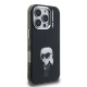 Husa Karl Lagerfeld IML Aquarelle Karl pentru iPhone 16 Pro, Neagra (Bakr, KLHCP16LHMKIAQK) by www.silkase.ro