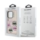 Husa Karl Lagerfeld IML Multi K&CH Heads pentru iPhone 15 Pro, Roz (Bakr, KLHCP15LHMCHKCP) by www.silkase.ro