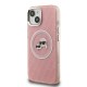 Husa Karl Lagerfeld IML K&CH Heads Repeated Logo MagSafe pentru iPhone 15, Roz (Bakr, KLHMP15SHMKBKCHP) by www.silkase.ro