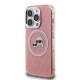 Husa Karl Lagerfeld IML K&CH Heads Repeated Logo MagSafe pentru iPhone 15 Pro Max, Roz (Bakr, KLHMP15XHMKBKCHP) by www.silkase.ro