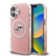 Husa Karl Lagerfeld IML K&CH Heads Repeated Logo MagSafe pentru iPhone 16, Roz (Bakr, KLHMP16SHMKBKCHP) by www.silkase.ro