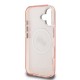Husa Karl Lagerfeld IML K&CH Heads Repeated Logo MagSafe pentru iPhone 16, Roz (Bakr, KLHMP16SHMKBKCHP) by www.silkase.ro