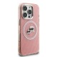 Husa Karl Lagerfeld IML K&CH Heads Repeated Logo MagSafe pentru iPhone 16 Pro, Roz (Bakr, KLHMP16LHMKBKCHP) by www.silkase.ro