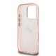 Husa Karl Lagerfeld IML K&CH Heads Repeated Logo MagSafe pentru iPhone 16 Pro, Roz (Bakr, KLHMP16LHMKBKCHP) by www.silkase.ro