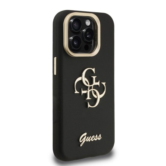 Husa Guess PU Grained 4G Logo Stand Camera Frame pentru iPhone 15 Pro, Neagra Husa Guess PU Grained 4G Logo Stand Camera Frame pentru iPhone 15 Pro, Neagra (Bakr, GUHCP15LPCS4GSK) by www.silkase.ro