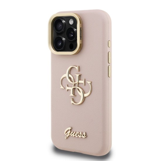 Husa Guess PU Grained 4G Logo Stand Camera Frame pentru iPhone 15 Pro Max, Roz Husa Guess PU Grained 4G Logo Stand Camera Frame pentru iPhone 15 Pro Max, Roz (Bakr, GUHCP15XPCS4GSP) by www.silkase.ro