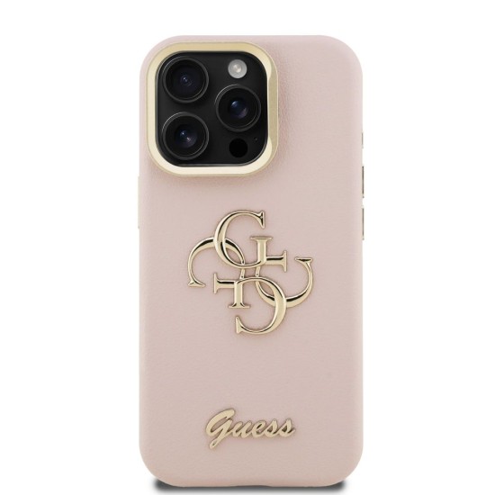 Husa Guess PU Grained 4G Logo Stand Camera Frame pentru iPhone 15 Pro Max, Roz Husa Guess PU Grained 4G Logo Stand Camera Frame pentru iPhone 15 Pro Max, Roz (Bakr, GUHCP15XPCS4GSP) by www.silkase.ro