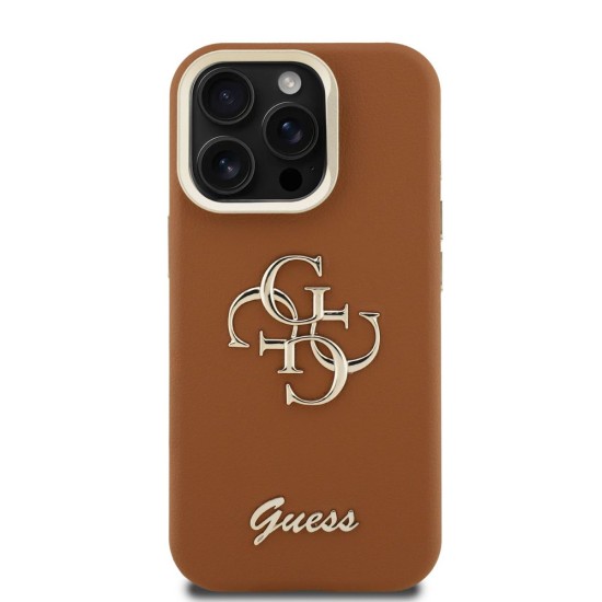 Husa Guess PU Grained 4G Logo Stand Camera Frame pentru iPhone 15 Pro, Maro Husa Guess PU Grained 4G Logo Stand Camera Frame pentru iPhone 15 Pro, Maro (Bakr, GUHCP15LPCS4GSW) by www.silkase.ro