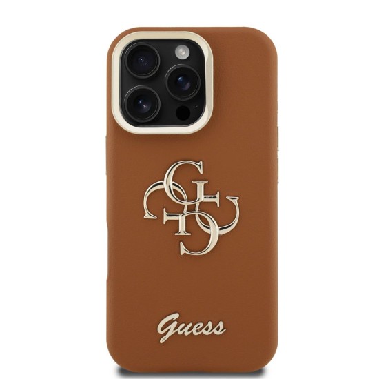 Husa Guess PU Grained 4G Logo Stand Camera Frame pentru iPhone 16 Pro, Maro Husa Guess PU Grained 4G Logo Stand Camera Frame pentru iPhone 16 Pro, Maro (Bakr, GUHCP16LPCS4GSW) by www.silkase.ro