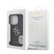 Husa Guess PU 4G Metal Logo Stand Camera Frame pentru iPhone 16 Pro Max, Neagra (Bakr, GUHCP16XPCS4GP4K) by www.silkase.ro