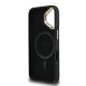 Husa Guess PU 4G Strass Triangle Logo Stand MagSafe pentru iPhone 16, Neagra (Bakr, GUHMP16SPCS4GPTK) by www.silkase.ro