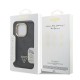 Husa Guess PU 4G Strass Triangle Logo Stand MagSafe pentru iPhone 16 Pro, Neagra (Bakr, GUHMP16LPCS4GPTK) by www.silkase.ro