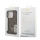 Husa Guess PU 4G Strass Triangle Logo Stand MagSafe pentru iPhone 16 Pro, Maro (Bakr, GUHMP16LPCS4GPTW) by www.silkase.ro