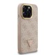 Husa Guess PU 4G Strass Triangle Logo Stand MagSafe pentru iPhone 15 Pro Max, Roz (Bakr, GUHMP15XPCS4GPTP) by www.silkase.ro