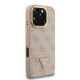 Husa Guess PU 4G Strass Triangle Logo Stand MagSafe pentru iPhone 16 Pro, Roz (Bakr, GUHMP16LPCS4GPTP) by www.silkase.ro