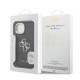 Husa Guess PU 4G Metal Logo Stand Camera Frame pentru iPhone 13, Neagra (Bakr, GUHCP13MPCS4GP4K) by www.silkase.ro