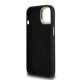 Husa Guess PU 4G Metal Logo Stand Camera Frame pentru iPhone 15, Neagra (Bakr, GUHCP15SPCS4GP4K) by www.silkase.ro