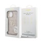 Husa Guess PU 4G Metal Logo Stand Camera Frame pentru iPhone 15, Roz (Bakr, GUHCP15SPCS4GP4P) by www.silkase.ro