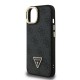 Husa Guess PU 4G Strass Triangle Logo Stand MagSafe pentru iPhone 14, Neagra (Bakr, GUHMP14SPCS4GPTK) by www.silkase.ro