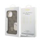 Husa Guess PU 4G Strass Triangle Logo Stand MagSafe pentru iPhone 14, Maro (Bakr, GUHMP14SPCS4GPTW) by www.silkase.ro