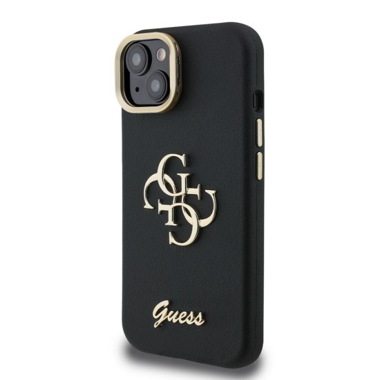 Husa Guess PU Grained 4G Logo Stand Camera Frame pentru iPhone 15, Neagra Husa Guess PU Grained 4G Logo Stand Camera Frame pentru iPhone 15, Neagra (Bakr, GUHCP15SPCS4GSK) by www.silkase.ro