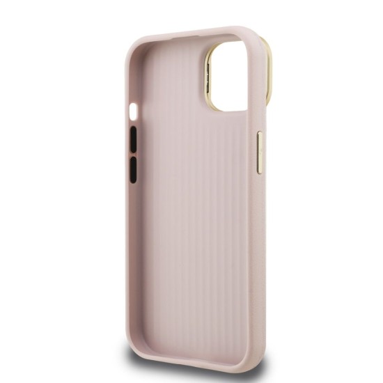 Husa Guess PU Grained 4G Logo Stand Camera Frame pentru iPhone 15, Roz Husa Guess PU Grained 4G Logo Stand Camera Frame pentru iPhone 15, Roz (Bakr, GUHCP15SPCS4GSP) by www.silkase.ro