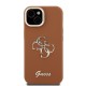 Husa Guess PU Grained 4G Logo Stand Camera Frame pentru iPhone 14, Maro Husa Guess PU Grained 4G Logo Stand Camera Frame pentru iPhone 14, Maro (Bakr, GUHCP14SPCS4GSW) by www.silkase.ro
