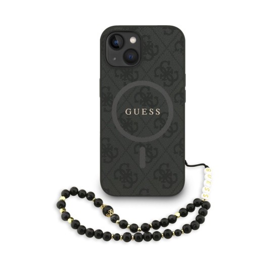 Husa Crossbody Guess PU Leather 4G Colored Ring Strap MagSafe pentru iPhone 14, Neagra Husa Crossbody Guess PU Leather 4G Colored Ring Strap MagSafe pentru iPhone 14, Neagra (Bakr, GUHMP14SP4GREGSK) by www.silkase.ro