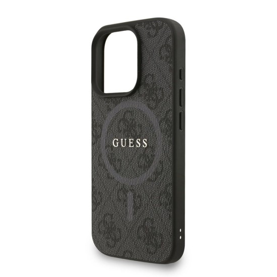 Husa Crossbody Guess PU Leather 4G Colored Ring Strap MagSafe pentru iPhone 16 Pro Max, Neagra Husa Crossbody Guess PU Leather 4G Colored Ring Strap MagSafe pentru iPhone 16 Pro Max, Neagra (Bakr, GUHMP16XP4GREGSK) by www.silkase.ro