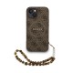 Husa Crossbody Guess PU Leather 4G Colored Ring Strap MagSafe pentru iPhone 15, Maro Husa Crossbody Guess PU Leather 4G Colored Ring Strap MagSafe pentru iPhone 15, Maro (Bakr, GUHMP15SP4GREGSW) by www.silkase.ro