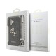 Husa Guess PU 4G Metal Logo Strap pentru iPhone 16, Neagra (Bakr, GUHCP16SP4GMGSK) by www.silkase.ro
