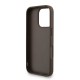Husa Guess PU 4G Metal Logo Strap pentru iPhone 16 Pro, Maro (Bakr, GUHCP16LP4GMGSW) by www.silkase.ro