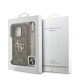 Husa Guess PU 4G Metal Logo Strap pentru iPhone 16 Pro, Maro (Bakr, GUHCP16LP4GMGSW) by www.silkase.ro