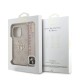 Husa Guess PU 4G Metal Logo Strap pentru iPhone 15 Pro, Roz (Bakr, GUHCP15LP4GMGSP) by www.silkase.ro