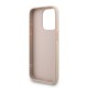 Husa Guess PU 4G Metal Logo Strap pentru iPhone 15 Pro Max, Roz (Bakr, GUHCP15XP4GMGSP) by www.silkase.ro