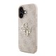 Husa Guess PU 4G Metal Logo Strap pentru iPhone 16, Roz (Bakr, GUHCP16SP4GMGSP) by www.silkase.ro