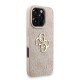 Husa Guess PU 4G Metal Logo Strap pentru iPhone 16 Pro, Roz (Bakr, GUHCP16LP4GMGSP) by www.silkase.ro