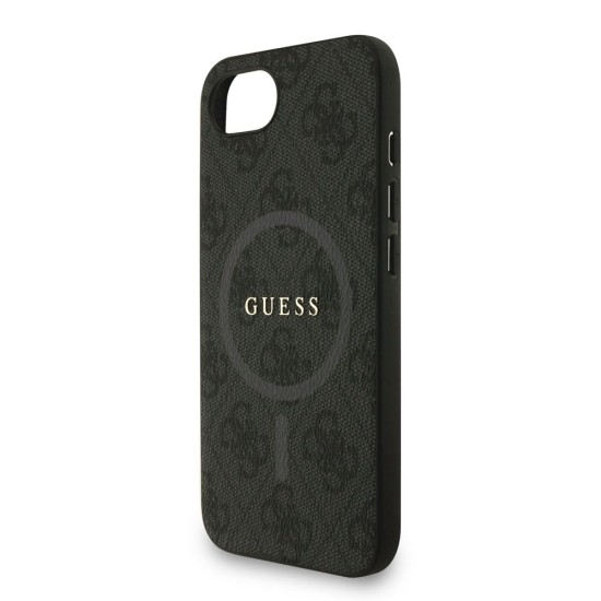 Husa Crossbody Guess PU Leather 4G Colored Ring Strap MagSafe pentru iPhone 16e, Neagra Husa Crossbody Guess PU Leather 4G Colored Ring Strap MagSafe pentru iPhone 16e, Neagra (Bakr, GUHMPSE4P4GREGSK) by www.silkase.ro