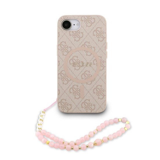 Husa Crossbody Guess PU Leather 4G Colored Ring Strap MagSafe pentru iPhone 16e, Roz Husa Crossbody Guess PU Leather 4G Colored Ring Strap MagSafe pentru iPhone 16e, Roz (Bakr, GUHMPSE4P4GREGSP) by www.silkase.ro