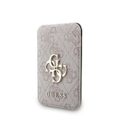Portcard și Stand Guess 4G Metal Logo, MagSafe, Roz