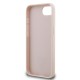 Husa Guess PU 4G Strass Triangle Metal Logo pentru iPhone 16e, Roz (Bakr, GUHCPSE4P4TDPP) by www.silkase.ro