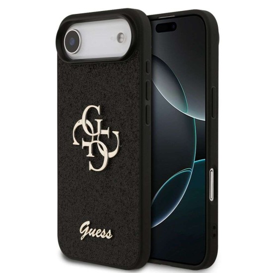 Husa Guess PU Fixed Glitter 4G Metal Logo pentru iPhone Air, Neagra Husa Guess PU Fixed Glitter 4G Metal Logo pentru iPhone Air, Neagra (Bakr, GUHCP17MHG4SGK) by www.silkase.ro