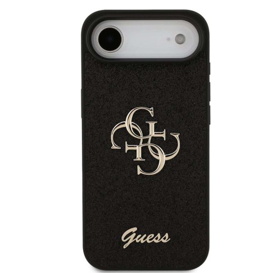 Husa Guess PU Fixed Glitter 4G Metal Logo pentru iPhone Air, Neagra Husa Guess PU Fixed Glitter 4G Metal Logo pentru iPhone Air, Neagra (Bakr, GUHCP17MHG4SGK) by www.silkase.ro