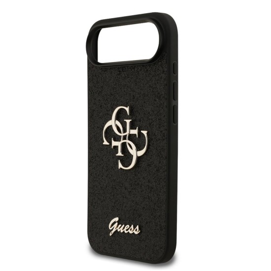 Husa Guess PU Fixed Glitter 4G Metal Logo pentru iPhone Air, Neagra Husa Guess PU Fixed Glitter 4G Metal Logo pentru iPhone Air, Neagra (Bakr, GUHCP17MHG4SGK) by www.silkase.ro