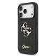 Husa Guess PU Fixed Glitter 4G Metal Logo pentru iPhone 17 Pro, Neagra (Bakr, GUHCP17LHG4SGK) by www.silkase.ro