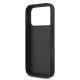 Husa Guess PU Fixed Glitter 4G Metal Logo pentru iPhone 17 Pro, Neagra (Bakr, GUHCP17LHG4SGK) by www.silkase.ro