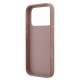 Husa Guess PU Fixed Glitter 4G Metal Logo pentru iPhone 17 Pro, Roz (Bakr, GUHCP17LHG4SGP) by www.silkase.ro