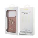 Husa Guess PU Fixed Glitter 4G Metal Logo pentru iPhone 17 Pro, Roz (Bakr, GUHCP17LHG4SGP) by www.silkase.ro