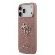 Husa Guess PU Fixed Glitter 4G Metal Logo pentru iPhone 17 Pro Max, Roz (Bakr, GUHCP17XHG4SGP) by www.silkase.ro